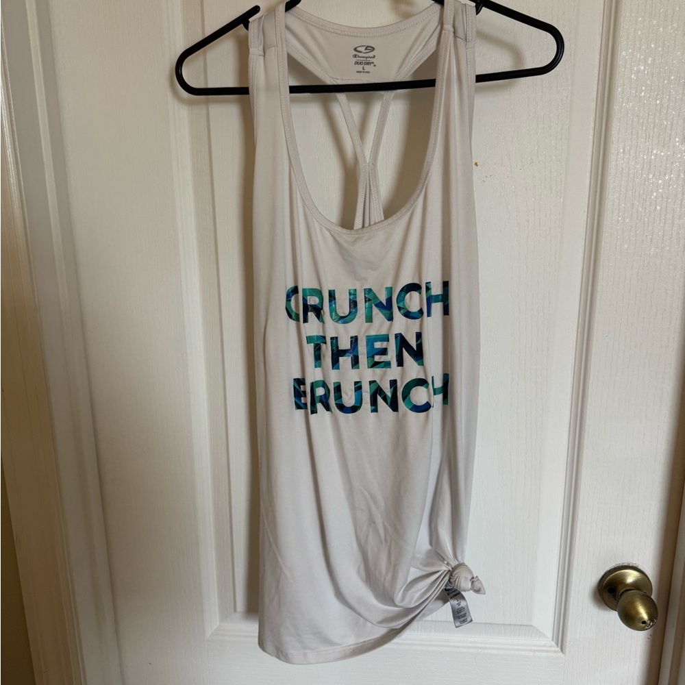 Champion White Duo Dry Tank Top